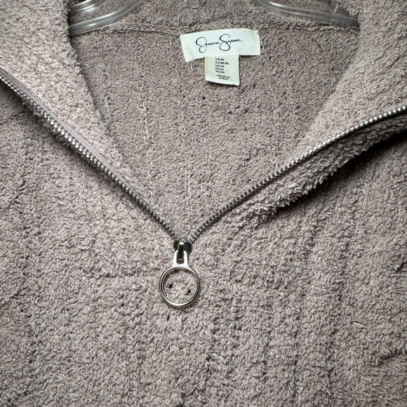 V Neck Tan Jessica Simpson Chucky Sweater - Picture 2 of 5